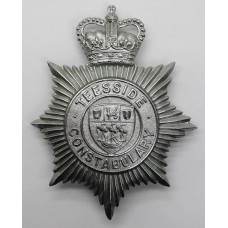 Teesside Constabulary Helmet Plate - Queens Crown