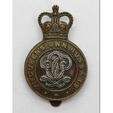 7th Queen's Own Hussars Cap Badge - Queen's Crown