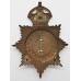 Hampshire Constabulary Night Helmet Plate - King's Crown