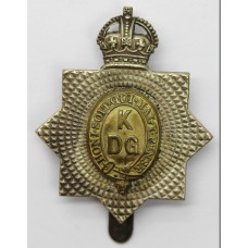 1st King's Dragoon Guards Cap Badge - King's Crown