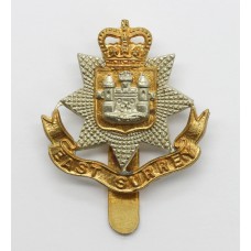 East Surrey Regiment Beret Badge - Queen's Crown