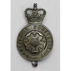 Lancashire Constabulary Cap Badge - Queens Crown