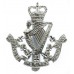 8th (Irish) Bn. The King's (Liverpool) Regiment Anodised (Satybrite) Cap Badge - Queen's Crown