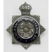 Lancashire Constabulary Senior Officers Enamelled Cap Badge - Kings Crown