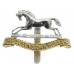 Queen's Own Hussars Anodised (Staybrite) Cap Badge 