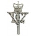 5th Dragoon Guards Anodised (Staybrite) Cap Badge