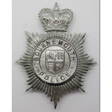 Bournemouth Police Helmet Plate - Queen's Crown