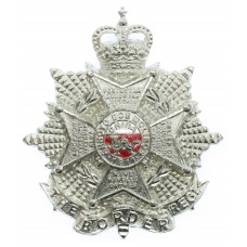 Border Regiment Anodised (Staybrite) Cap Badge