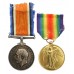 WW1 British War & Victory Medal Pair - Pte. L.G. Nicholson, 19th Hussars