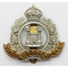 4th Bn. Suffolk Regiment Cap Badge - King's Crown