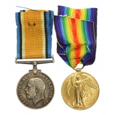 WW1 British War & Victory Medal Pair - Gnr. J. Graham, Royal Artillery