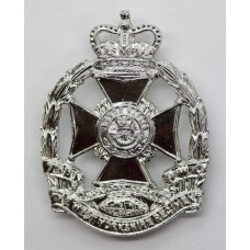 7th Battalion P.W.O. West Yorkshire Regiment (Leeds Rifles) Anodised (Staybrite) Cap Badge - With Tank