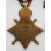 WW1 1914-15 Star Medal Trio - A.Cpl. W.F.N. Johnson, Royal Field Artillery - Wounded