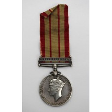 Naval General Service Medal (Clasp - Palestine 1936-1939) - O.Smn. W.L. Foster, Royal Navy