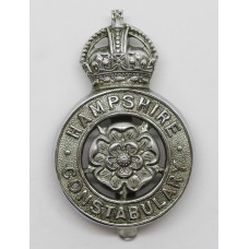 Hampshire Constabulary Cap Badge - King's Crown