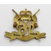 16th/5th The Queen's Lancers Officer's Beret Badge - Queen's Crown