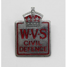 Women's Voluntary Service (W.V.S.) Civil Defence Lapel Badge
