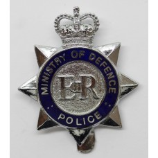 Ministry of Defence Police Enamelled Cap Badge - Queen's Crown