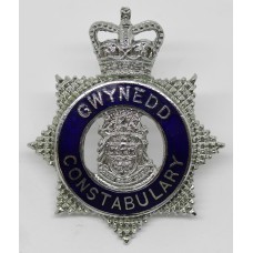 Gwynedd Constabulary Senior Officer's Enamelled Cap Badge - Queen's Crown