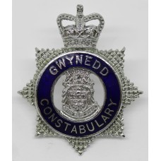 Gwynedd Constabulary Senior Officer's Enamelled Cap Badge - Queen's Crown