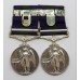 General Service Medal (Clasp - Malaya) and General Service Medal (Clasp - Near East) Double Issue Medal Pair - Pte. J. Smith, West Yorkshire Regiment