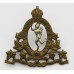 Royal Canadian Corps of Signals Cap Badge - King's Crown