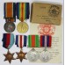 Rollinson Family WW1 and WW2 Casualty Father & Son Medal Group