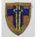 Rhine Army Troops Cloth Formation Sign