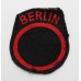 British Troops Berlin District Cloth Formation Sign (2nd Pattern)