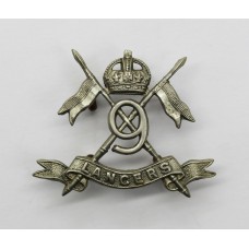 9th Lancers Collar Badges - King's Crown