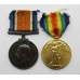 WW1 British War & Victory Medal Pair - Pte. W. Toft, 8th Bn. South Lancashire Regiment - Died of Wounds