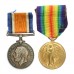 WW1 British War & Victory Medal Pair - Pte. J. Riddell, Royal Scots