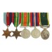 WW2 Territorial Efficiency Medal Group of Five - Pte. H.C. Hewitt, Royal Army Medical Corps