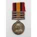 Queen's South Africa Medal (Clasps - Cape Colony, Orange Free State, South Africa 1901) - Pte. J. Linehand, South Lancashire Regiment