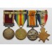 WW1 1914-15 Star, British War, Victory and LS&GC Medal Group - S.Sgt. J.H. Ward, Royal Field Artillery