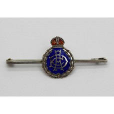 WWI Army Dental Corps Silver & Enamel Sweetheart Brooch