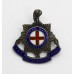 Royal Sussex Regiment Sterling Silver & Enamel Sweetheart Brooch