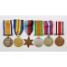 WW1 British War & Victory Medal, WW2 and Special Constabulary Long Service Medal Group of Six - Cpl. F. Moore, Machine Gun Corps