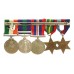 WW2 Pacific Star, GSM (Clasp - Malaya) and Indian Independence Medal 1947 Group of Five - Rfn. Parbir Thapa, 2nd Gurkha Rifles