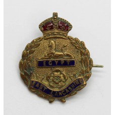 East Lancashire Regiment Enamelled Sweetheart Brooch