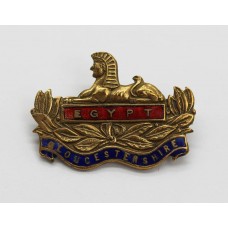 Gloucestershire Regiment Enamelled Sweetheart Brooch