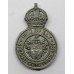 Isle of Ely Special Constabulary Cap Badge - King's Crown