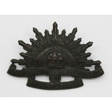 Australian Commonwealth Military Forces Slouch Hat Badge - King's Crown