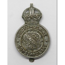 Bedfordshire Constabulary Cap Badge - King's Crown