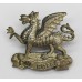 East Kent Regiment (The Buffs) Officer's Silver Plated Cap Badge