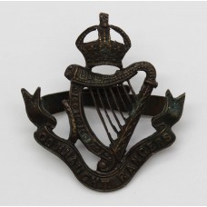 Connaught Rangers Officer's Service Dress Cap Badge - King's Crown