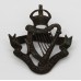Connaught Rangers Officer's Service Dress Cap Badge - King's Crown