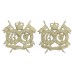 Pair of 16th/5th The Queen's Royal Lancers Collar Badges