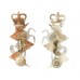 Pair of Royal Electrical & Mechanical Engineers (R.E.M.E.) Anodised (Staybrite) Collar Badges