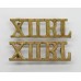 Pair of 12th Royal Lancers (XIIRL) Shoulder Titles